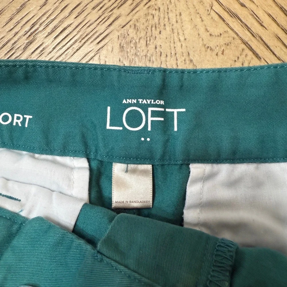 Ann‎ Taylor LOFT Womens Size 2 Teal 4